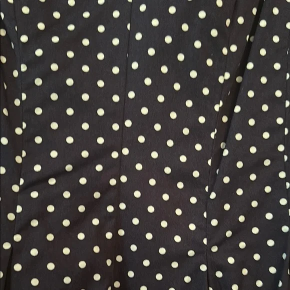 *SOLD*  Hill House Womens Jacqueline Cotton Satin Polka Dot Dress - Size S - Picture 9 of 11